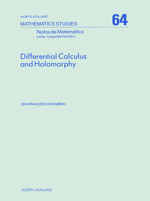 cover image of Differential Calculus and Holomorphy